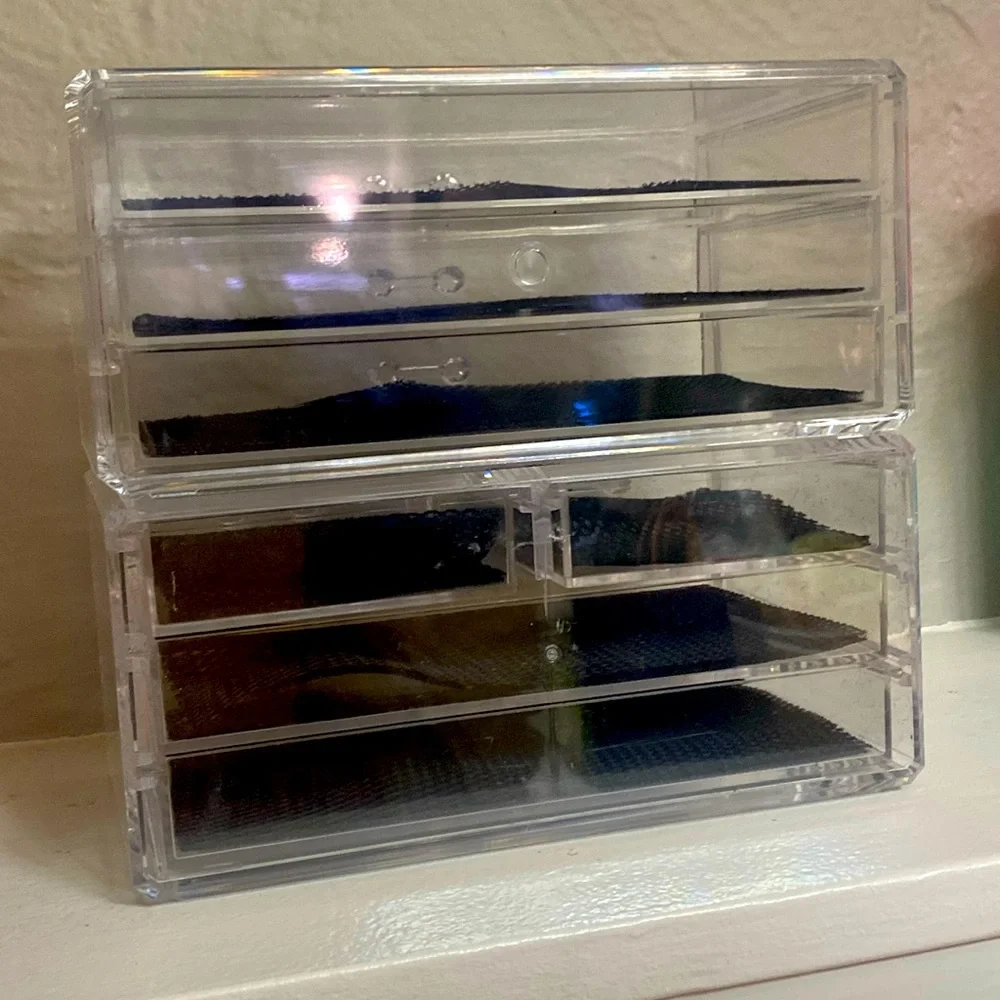 Acrylic Stackable Makeup Storage